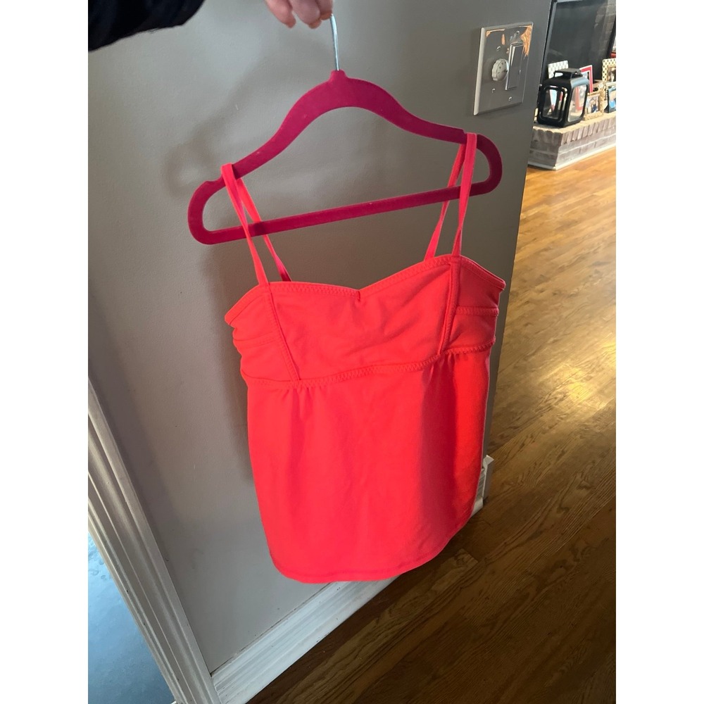 Ivivva by lululemon Tank Top Built In Shelf‎ Bra Strappy Girls 12 Disney colab